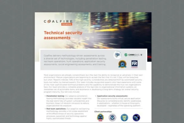 Enhancing Technical Security with Coalfire Federal