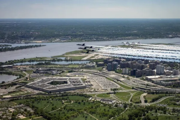 The Pentagon building symbolizing the standard for sustaining long-term CMMC compliance