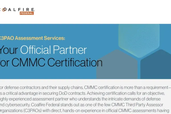 CMMC Readiness: C3PAO Assessment Services Sheet