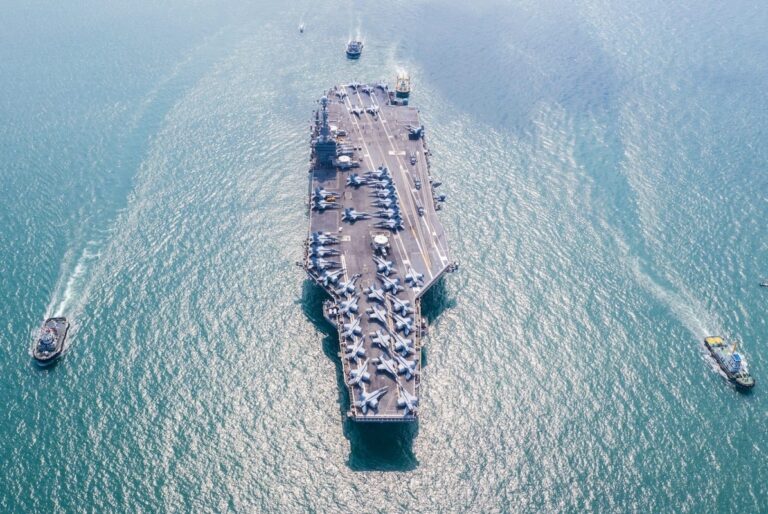 A US Navy vessel representing the reach of C3PAOs across the Defense Industrial Base.